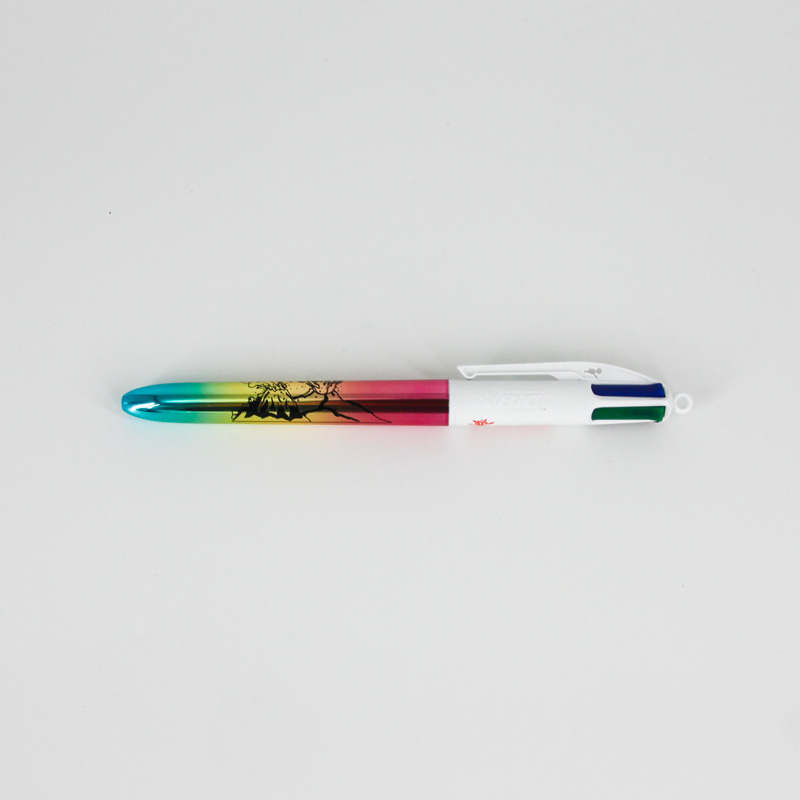 Stylo BIC VOLCAN - Chromé - Rainbow
