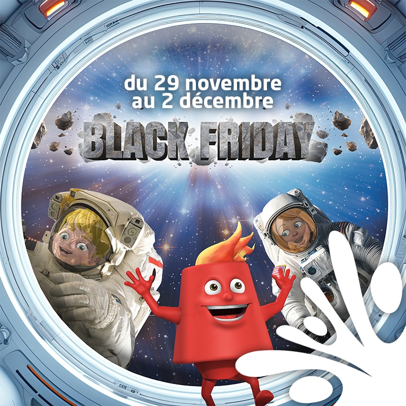 Du 29 novembre au 2 décembre, profitez de réductions exceptionnelles sur la billetterie en ligne et la boutique en ligne de Vulcania !