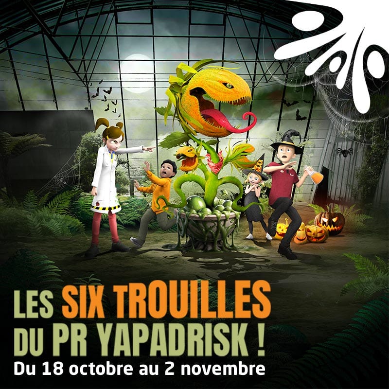 Du 18 octobre au 2 novembre, explorez Vulcania dans une ambiance sombre et lugubre... Découvrez l'animation spéciale Halloween du parc !