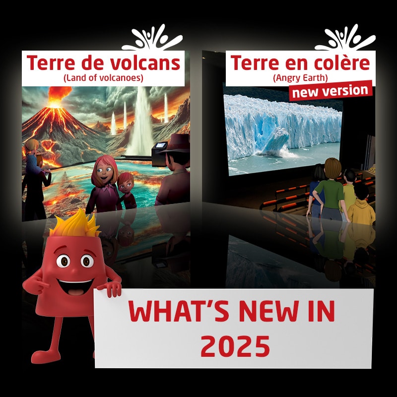 In 2025, Vulcania invites you to discover 4 new experiences an interactive area