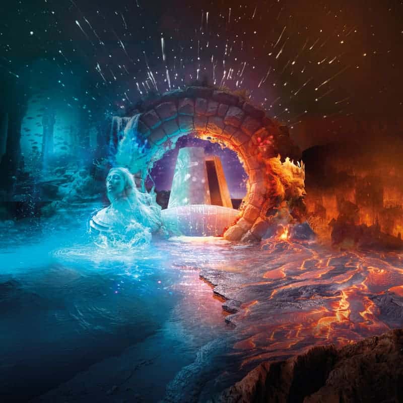 Un show magique et féérique, où sciences et légendes s'entremêlent lors d'un voyage fascinant, riche en émotions et surprises !
📅 Tous les soirs en Période jaune