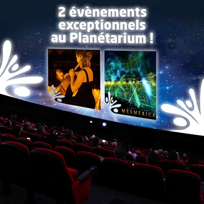 Cette rentrée, Vulcania vous fait vibrer avec des expériences 360° au planétarium : concerts Candlelight à la lueur des bougies et immersion audiovisuelle avec Mesmerica !